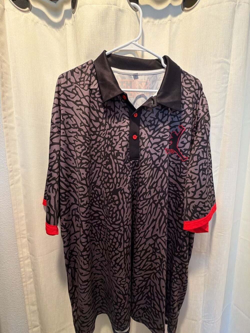 Hawaii's Finest Elephant Print Polo Shirt 6XL